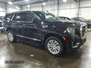 2021 GMC Yukon SLT with VIN 1GKS2BKD1MR454343, listed as a Copart auction lot 86071724 with 47,199 mi miles and Salvage Title. Bid and sale history available at carsss.com. Image 4.