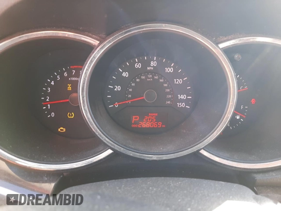 2012 Kia Sorento EX with VIN 5XYKUDA26CG302850, listed as a Copart auction lot 42673165 with 268,069 mi miles and Salvage Title. Bid and sale history available at carsss.com. Image 9.