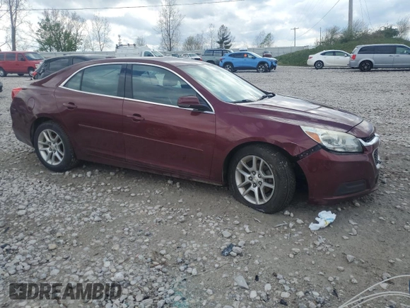 2015 Chevrolet Malibu LT with VIN 1G11C5SL4FF116722, listed as a Copart auction lot 54410635 with 178,504 mi miles and Clean Title. Bid and sale history available at DreamBid. Image 4.