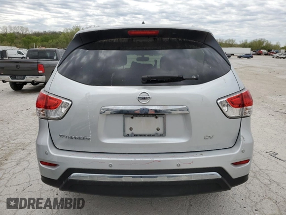 2016 Nissan Pathfinder SV with VIN 5N1AR2MN9GC637002, listed as a Copart auction lot 53257125 with 148,651 mi miles and Salvage Title. Bid and sale history available at carsss.com. Image 6.