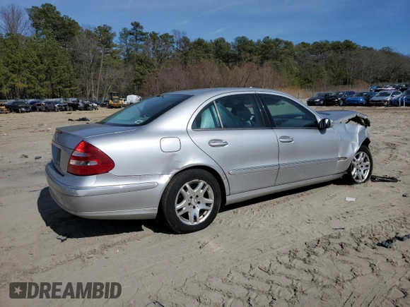 2004 Mercedes-Benz E 320 with VIN WDBUF65J44A432643, listed as a Copart auction lot 46621285 with Not Provided miles and Salvage Title. Bid and sale history available at carsss.com. Image 3.