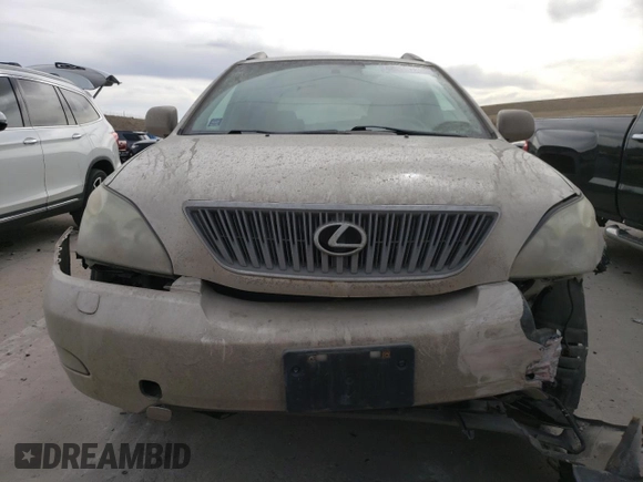 2007 Lexus RX 350 with VIN 2T2HK31U17C028286, listed as a Copart auction lot 48619735 with 167,258 mi miles and Salvage Title. Bid and sale history available at carsss.com. Image 5.