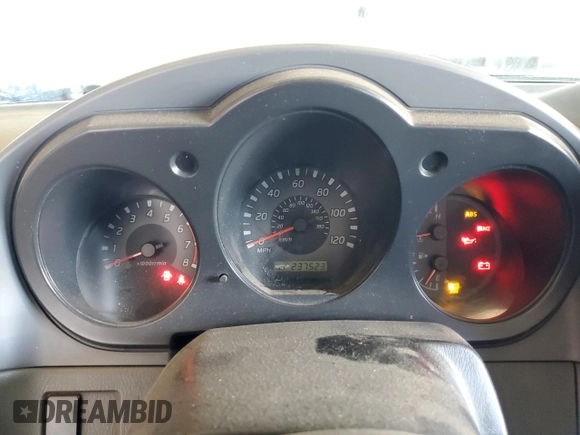 2002 Nissan Frontier XE with VIN 1N6DD26S02C309301, listed as a Copart auction lot 64142805 with 237,523 mi miles and Salvage title. Bid and sale history available at DreamBid. Image 9.