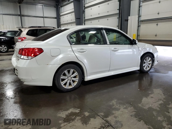 2011 Subaru Legacy Premium with VIN 4S3BMBC61B3234061, listed as a Copart auction lot 62153725 with 159,735 mi miles and Salvage title. Bid and sale history available at DreamBid. Image 3.