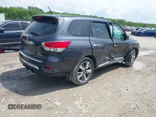 2014 Nissan Pathfinder S with VIN 5N1AR2MM5EC650785, listed as a IAAI auction lot 42209208 with 149,599 mi miles and . Bid and sale history available at DreamBid. Image 4.