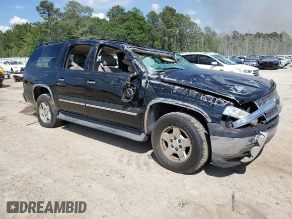 2005 Chevrolet Suburban LT with VIN 3GNEC16Z05G174248, listed as a Copart auction lot 55474945 with Not provided miles and Salvage title. Bid and sale history available at DreamBid. Image 4.