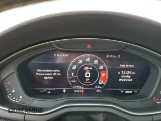 2018 Audi S4 Prestige with VIN WAUC4AF41JA007937, listed as a Copart auction lot 68264994 with 51,902 mi miles and Salvage Title. Bid and sale history available at carsss.com. Image 9.