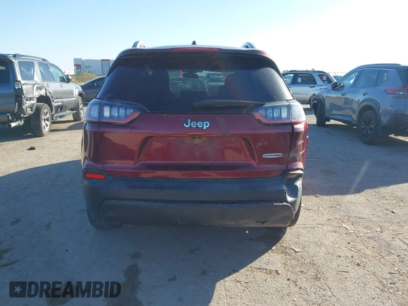 2020 Jeep Cherokee Latitude Plus with VIN 1C4PJLLB3LD624382, listed as a IAAI auction lot 40799441 with 66,588 mi miles. Bid and sale history available at carsss.com. Image 15.