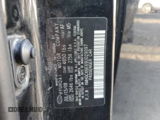 2009 Hyundai Genesis with VIN KMHGC46E69U029097, listed as a Copart auction lot 48698605 with 217,263 mi miles and Salvage Title. Bid and sale history available at DreamBid. Image 12.
