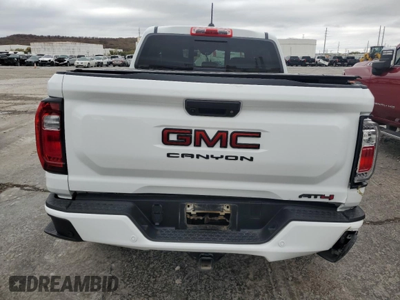 2023 GMC Canyon 4WD AT4 with VIN 1GTP6DEK5P1215120, listed as a Copart auction lot 79029374 with 16,520 mi miles and Salvage Title. Bid and sale history available at carsss.com. Image 6.