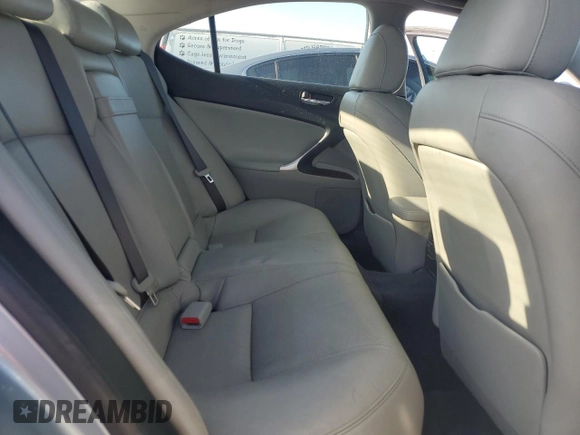 2006 Lexus IS 250 with VIN JTHCK262065003793, listed as a Copart auction lot 50196065 with 302,254 mi miles and Salvage Title. Bid and sale history available at DreamBid. Image 10.