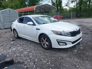 2014 Kia Optima LX with VIN 5XXGM4A74EG317632, listed as a IAAI auction lot 42172027 with 122,879 mi miles and . Bid and sale history available at DreamBid. Image 1.