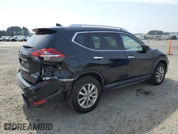 2017 Nissan Rogue SV with VIN KNMAT2MV6HP615202, listed as a Copart auction lot 49304805 with 181,893 mi miles and Salvage Title. Bid and sale history available at carsss.com. Image 3.