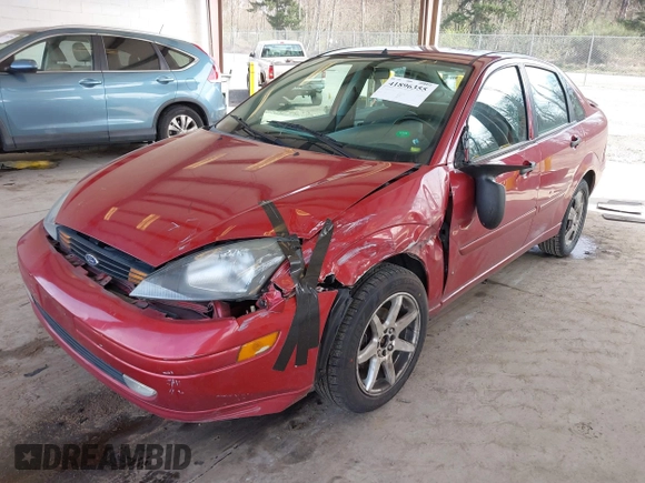 2004 Ford Focus ZTS with VIN 1FAFP38Z34W140501, listed as a IAAI auction lot 41896355 with 162,104 mi miles and . Bid and sale history available at carsss.com. Image 17.