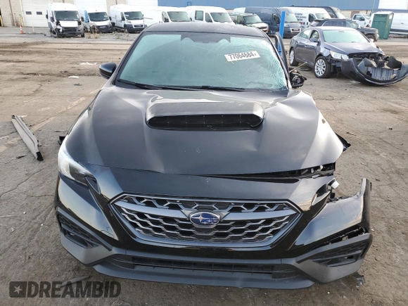 2023 Subaru WRX Premium with VIN JF1VBAH63P8822999, listed as a Copart auction lot 77064684 with Not Provided miles and Non Repairable. Bid and sale history available at DreamBid. Image 5.