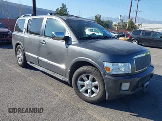2007 Infiniti QX56 with VIN 5N3AA08A77N804049, listed as a IAAI auction lot 41657577 with 102,473 mi miles. Bid and sale history available at carsss.com. Image 1.