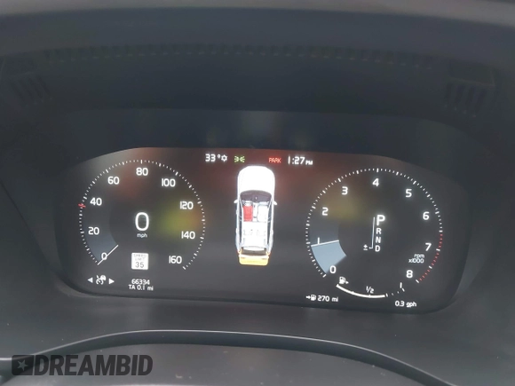 2019 Volvo XC60 R-Design with VIN LYV102RM9KB297622, listed as a IAAI auction lot 41582805 with 66,334 mi miles. Bid and sale history available at carsss.com. Image 7.