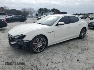 2018 Maserati Ghibli with VIN ZAM57XSL3J1286371, listed as a Copart auction lot 44710535 with 55,340 mi miles and Salvage Title. Bid and sale history available at carsss.com. Image 1.