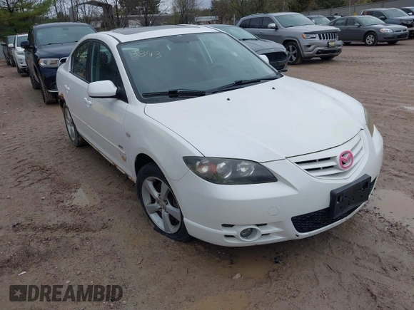 2006 Mazda 3 S Grand Touring with VIN JM1BK323961405367, listed as a IAAI auction lot 42113843 with 177,401 mi miles and . Bid and sale history available at DreamBid. Image 1.