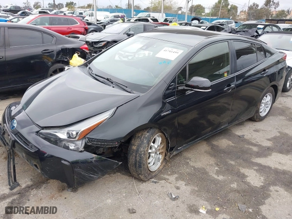 2019 Toyota Prius L Eco with VIN JTDKARFU6K3074058, listed as a IAAI auction lot 41741499 with 70,834 mi miles. Bid and sale history available at carsss.com. Image 17.