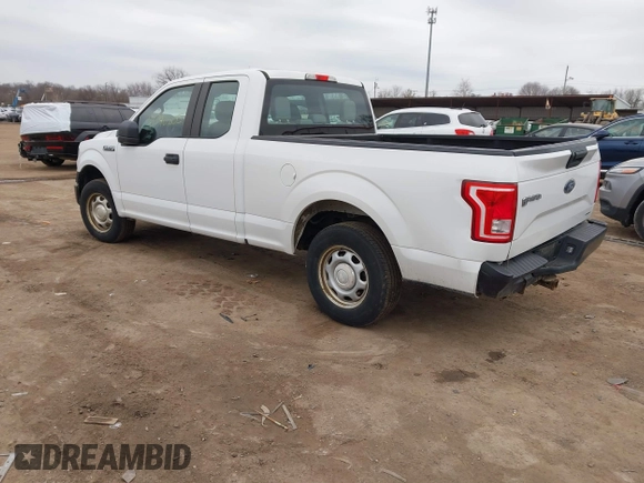 2015 Ford F-150 XL with VIN 1FTEX1C89FFC28643, listed as a IAAI auction lot 41740605 with 317,438 mi miles. Bid and sale history available at carsss.com. Image 3.