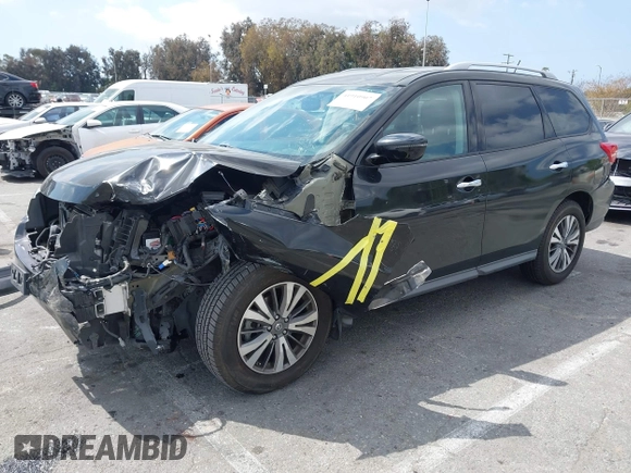 2017 Nissan Pathfinder SL with VIN 5N1DR2MN2HC635509, listed as a IAAI auction lot 41910907 with 83,459 mi miles and . Bid and sale history available at DreamBid. Image 18.