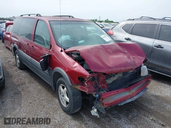 2004 Pontiac Montana 1SA with VIN 1GMDX03E94D111094, listed as a IAAI auction lot 41988723 with Not Provided miles and . Bid and sale history available at DreamBid. Image 1.