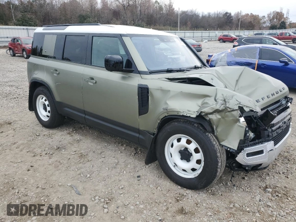 2020 Land Rover Defender z VIN SALEK7EX0L2015467, wystawiony jako Copart lot #84467294 z przebiegiem 10 132 mil mil oraz Szkoda całkowita • Salvage title. Historia ofert i sprzedaży dostępna na DreamBid. Obrazek 4.