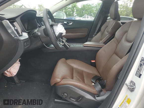 2019 Volvo XC60 Momentum with VIN YV4A22RK1K1387229, listed as a Copart auction lot 59251215 with 46,563 mi miles and Salvage title. Bid and sale history available at DreamBid. Image 7.