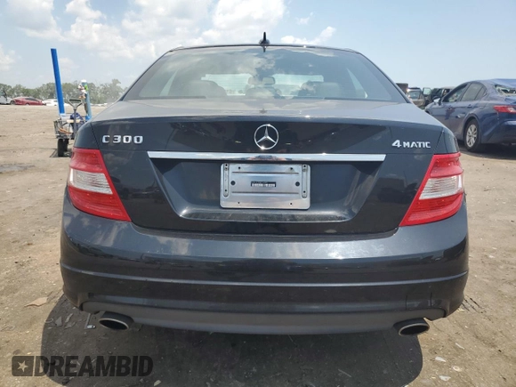 2008 Mercedes-Benz C 300 Sport with VIN WDDGF81X48F065892, listed as a Copart auction lot 61029165 with 82,195 mi miles and Salvage title. Bid and sale history available at DreamBid. Image 6.
