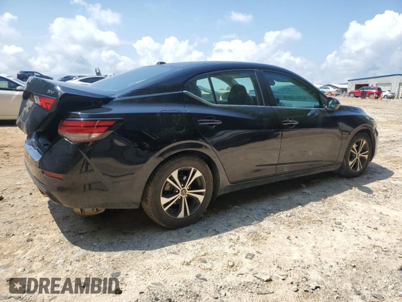 2021 Nissan Sentra SV with VIN 3N1AB8CV7MY221064, listed as a Copart auction lot 57504025 with 112,924 mi miles and Salvage title. Bid and sale history available at DreamBid. Image 3.