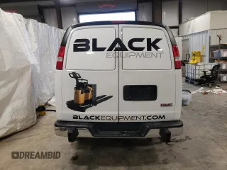 2020 GMC Savana Cargo with VIN 1GTW7AFG1L1220424, listed as a Copart auction lot 43841725 with 79,099 mi miles and Salvage Title. Bid and sale history available at carsss.com. Image 6.