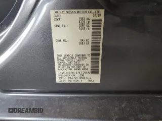 2019 Nissan Altima SR with VIN 1N4BL4CV2KC197288, listed as a Copart auction lot 48852335 with 333,333 mi miles and Clean Title. Bid and sale history available at carsss.com. Image 12.