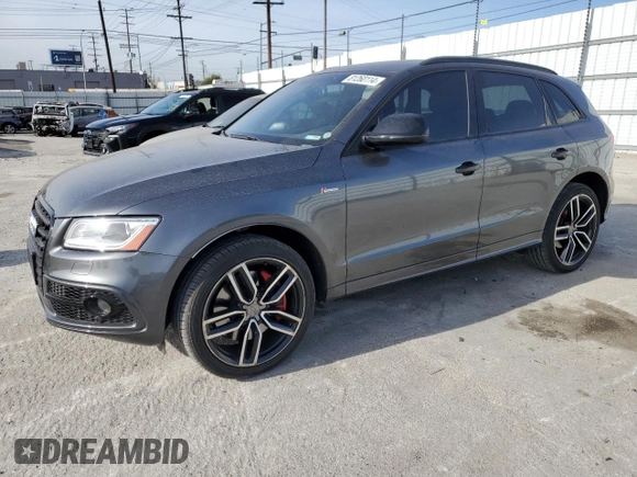 2017 Audi SQ5 Premium Plus with VIN WA1CCAFP2HA093800, listed as a Copart auction lot 81260114 with 105,889 mi miles and Clean Title. Bid and sale history available at DreamBid. Image 1.