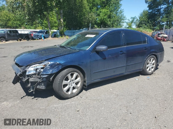 2008 Nissan Maxima 3.5 SL with VIN 1N4BA41E38C811895, listed as a Copart auction lot 65635914 with 123,050 mi miles and Salvage Title. Bid and sale history available at carsss.com. Image 1.