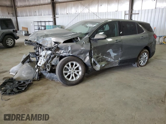 2019 Chevrolet Equinox LT with VIN 3GNAXKEV7KS549245, listed as a Copart auction lot 49157995 with 115,116 mi miles and Salvage Title. Bid and sale history available at carsss.com. Image 1.
