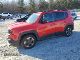2016 Jeep Renegade Sport with VIN ZACCJAAT6GPE36896, listed as a Copart auction lot 45937515 with 109,468 mi miles and Salvage Title. Bid and sale history available at carsss.com. Image 1.