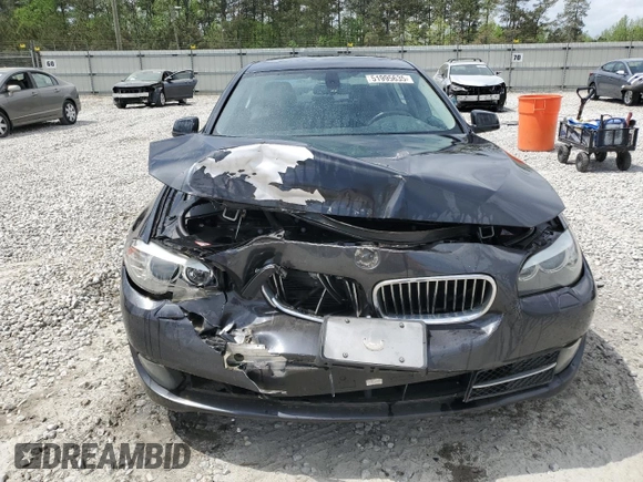 2011 BMW 5 Series 528i with VIN WBAFR1C51BDS36663, listed as a Copart auction lot 51995635 with 112,132 mi miles and Salvage Title. Bid and sale history available at carsss.com. Image 5.