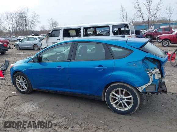 2015 Ford Focus SE with VIN 1FADP3K20FL383433, listed as a IAAI auction lot 42018563 with 101,789 mi miles. Bid and sale history available at carsss.com. Image 15.
