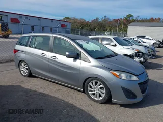 2012 Mazda 5 Sport with VIN JM1CW2BL2C0113600, listed as a IAAI auction lot 41374408 with 169,673 mi miles. Bid and sale history available at carsss.com. Image 1.