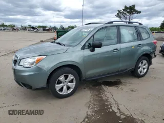2016 Subaru Forester 2.5i with VIN JF2SJABC8GH546366, listed as a Copart auction lot 58386385 with 100,005 mi miles and Salvage title. Bid and sale history available at DreamBid. Image 1.