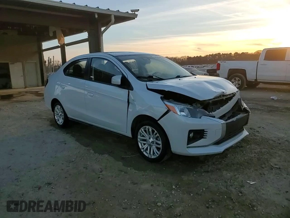 2023 Mitsubishi Mirage ES z VIN ML32FUFJ3PHF05224, wystawiony jako Copart lot #46583475 z przebiegiem 25 570 mil mil oraz Szkoda całkowita • Salvage title. Historia ofert i sprzedaży dostępna na DreamBid. Obrazek 14.