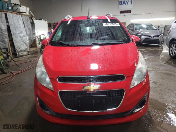2013 Chevrolet Spark LT with VIN KL8CF6S92DC514133, listed as a Copart auction lot 49313605 with 179,075 mi miles and Salvage Title. Bid and sale history available at carsss.com. Image 5.