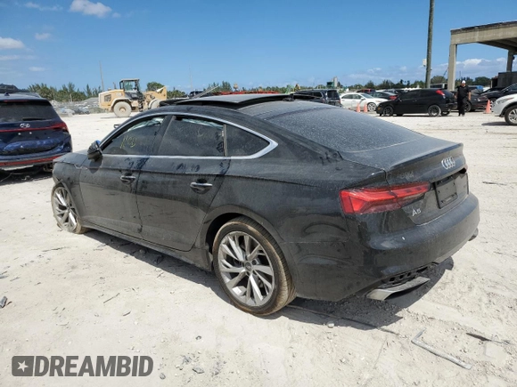 2020 Audi A5 Sportback Premium with VIN WAUANCF51LA006119, listed as a Copart auction lot 44978493 with 0 mi miles. Bid and sale history available at carsss.com. Image 2.