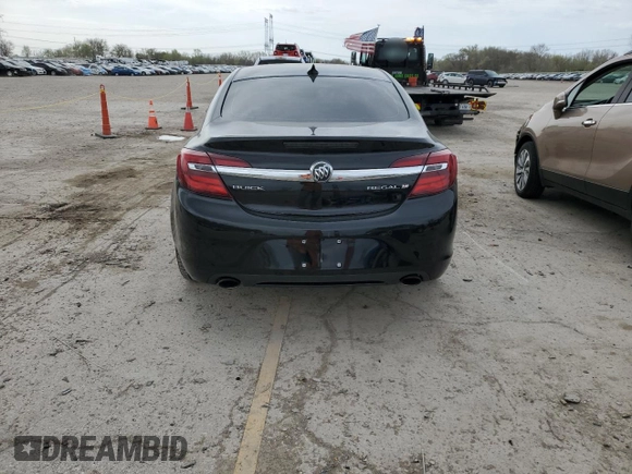 2016 Buick Regal Premium II with VIN 2G4GS5GX2G9111153, listed as a Copart auction lot 53117385 with 137,863 mi miles and Salvage Title. Bid and sale history available at DreamBid. Image 6.