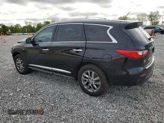 2015 Infiniti QX60 with VIN 5N1AL0MM9FC533833, listed as a Copart auction lot 56818725 with 160,761 mi miles and Salvage title. Bid and sale history available at DreamBid. Image 2.