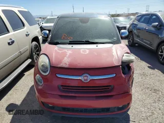 2015 FIAT 500L Lounge with VIN ZFBCFACH5FZ030864, listed as a Copart auction lot 76831154 with 119,647 mi miles and Salvage Title. Bid and sale history available at carsss.com. Image 5.