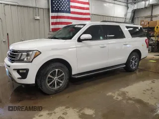 2020 Ford Expedition Max XLT z VIN 1FMJK1JT9LEA40643, wystawiony jako Copart lot #59981045 z przebiegiem 210 536 mil mil oraz Czysty tytuł • Clean title. Historia ofert i sprzedaży dostępna na DreamBid. Obrazek 1.
