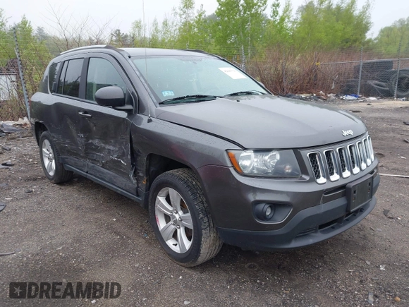 2016 Jeep Compass Sport with VIN 1C4NJDBB1GD632341, listed as a IAAI auction lot 42043710 with 80,137 mi miles and . Bid and sale history available at DreamBid. Image 1.