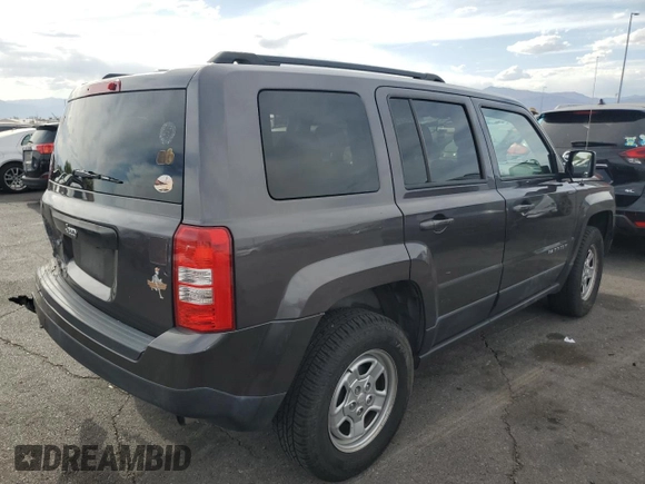 2016 Jeep Patriot Sport with VIN 1C4NJPBA1GD670001, listed as a Copart auction lot 53662275 with 100,455 mi miles and Salvage Title. Bid and sale history available at carsss.com. Image 3.